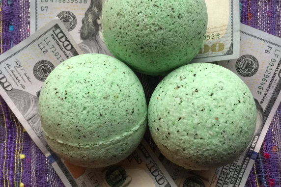 $ Make It Rain $~ Ritual Bath Bombs ~ Money, Prosperity