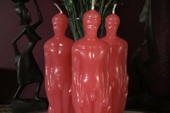 Love & Romance- Pink Loaded Male Candle~ Get Love & Romance